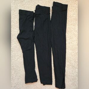 Women's Black Leggings Sz M Old Navy